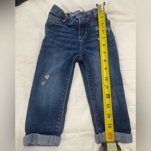Old navy BOYFRIEND girls jeans 18-24 months
